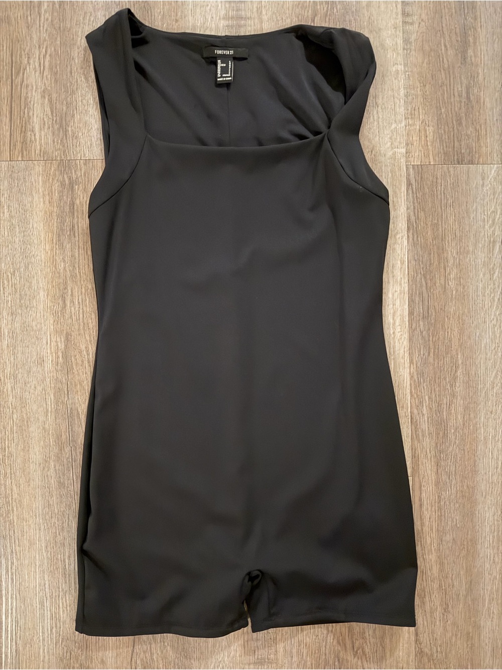 Forever 21 Athletic Square-Neck Romper